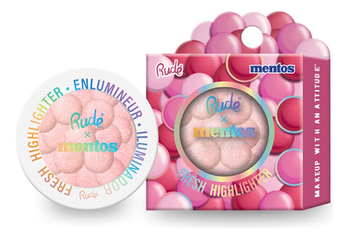 Iluminador Fresh Mentos X Rude Cosmetics