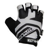 Guantes Cortos Ciclista Elite Ms-2017-4 Talla Xl Gris/negro