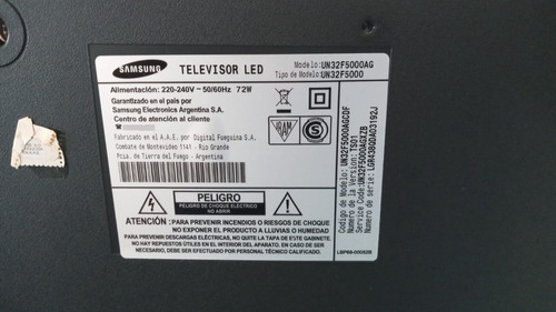 Tv Televisor Led Samsung Un32f5000ag Para Reparar