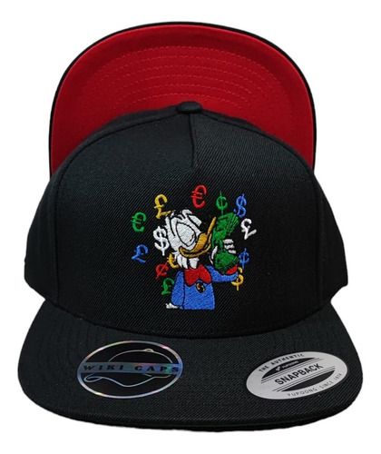 Gorra Pato Donald Rich Snapback Yupoong Original Wiki Caps