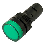 Luz Piloto Led 16mm Verde 220v Ip67 Pack De 20 Und 