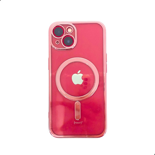 Capa Capinha Case Metalizado Silicone Magsafe Para iPhone 13