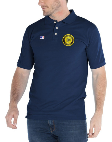 Playera Polo Mlb Padres De San Diego Logo Holográfico