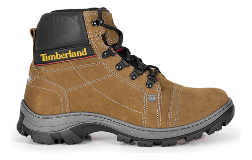 Bota Timberland Conforto Trabalho Couro Legítimo Palm Gel