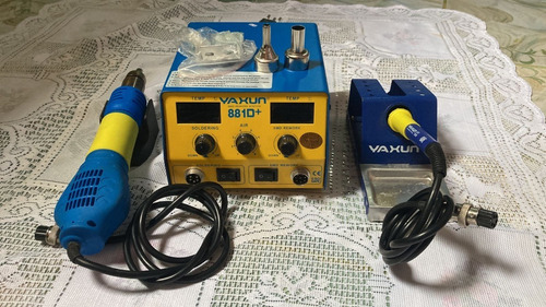 Maquina Retrabalho 2in1 Ferro E Soprador 110v 881d+b 110v