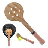 Raqueta De Tenis Madera Con Puntero Para Entrenamiento Swing