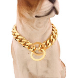 Collar De Cadena De Perro Pitbull De 15 Mm De Acero Inoxidab