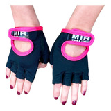 Guantes Gimnasio Fitness Mir Abrojo Entrenamiento Rosa Cuota