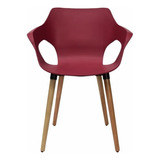 Silla Sillon Estar Living Cocina Recepcion Madera Eames