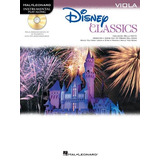 Disney Classics For Viola Instrumental Playalong Pack (hal L