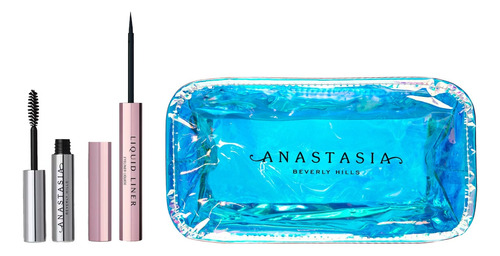 Liquid Liner + Mini Clear Brow Gel + Cosmetiquero Anastasia