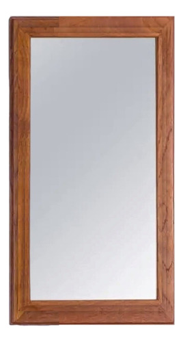 Espejo Pared Decorativo Diseño Madera Rectangular - Hogar