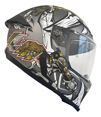 Casco Moto Integral Ilm Vendetta Mf509 Certificado Moteros