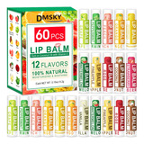 Dmsky Paquete De 60 Balsamos Labiales, Balsamo Labial Natura