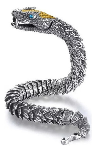 Pulsera De Cadena De Malla De Acero De Lobo Vikingo P/hombre