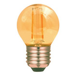 Pack 10 Ampolleta Filamento Bola Led G45 2w Vintage Deco