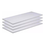 Kit 03 Prateleiras 25mm Mdf 100x30 Branco 1 Metro X 30cm.