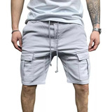 Bermuda Cargo Hombre Casualvarios Bolsillos