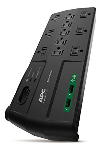 Protector Contra Sobretensiones Apc Con Puertos Usb, P11u2, 