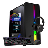 Pc Gabinete Gamer Completo Intel I5 4º Gtx 1050ti 8gb Hd 1tb