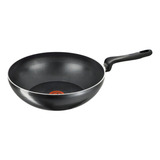 Wok Sarten Antiadherente Tefal Cook Right 28 Cm Color Negro