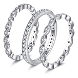 Oliviaso Anillos De Plata De Ley 925 Para Mujer, Anillos De