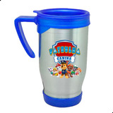 Caneca Infantil  Alumínio Copo  Com Tampa Personalizada Mi