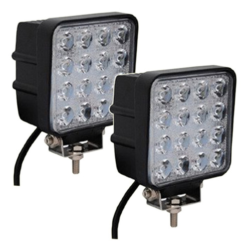 Reflector 12v 48w Led Cree Camioneta Camion Cuatri Utv X 2