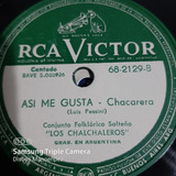 Pasta Conj Folk Salt Los Chalchaleros Rca Victor C166