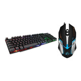 Kit Gamer Premium Imice Teclado Ak-600 + Mouse V6 3200 Dpi