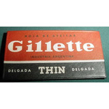 Hojas De Afeitar Argentina Gillette Thin Variedad 3 Delgcaja