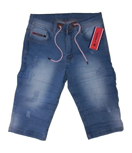 Bermuda Jogger De Jean Para Hombre