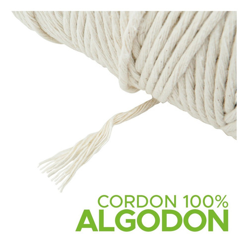 Hilo De Algodon Macrame Crudo Mejor Calidad Varios Grosores