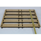 Pedalboard 45x35 Em Mdf Cru