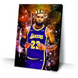 Quadro Canvas Premium 80x60cm Lebron James 02