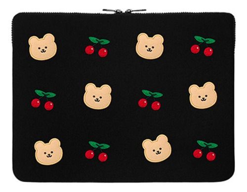 Bolso De La Computadora Cherry Bear Para