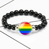 Pulsera Arcoíris Orgullo Lgbt Lesbiana Gay Bisexual Trans