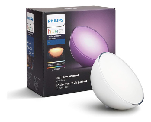 Philips Lámpara Portátil Hue Go Color Bluetooth, 6 Watts