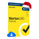 Norton Antivirus 360 Deluxe 5 Dispositivos 12 Meses Esd