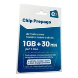 Chip Prepago X1 Entel Portatetumismo 1,5 Gb + Redes Sociales