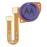 Botão Home Biometria Para Moto G9 Power Cor Roxo Novo 