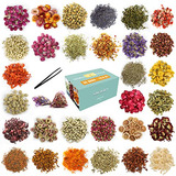 30 Bolsas De Flores Secas, Kit 100% Natural De Flores S...