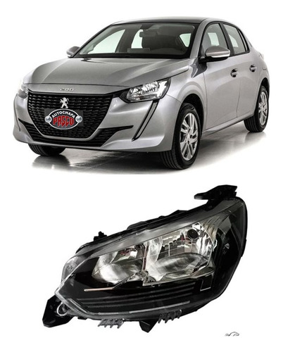 Optica Peugeot 208 Active Allure Con Drl 20/23 Nueva Orig