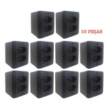 Tomada Dupla 2p+t Sistema X 20a Black Radial Kit Com 10 Pç