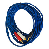 Cable Adaptador Auxiliar Rca Macho A Plug 3,5 Mm Sonido 2-1 