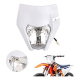 Faro Ktm Con Bombilla H4 Blanca Para Piezas De Motocross