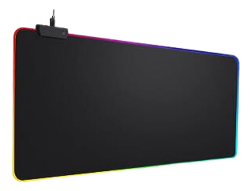 Mouse Pad Gamer Rgb Grande Com Led Colorido Na Borda  80x30