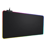 Mouse Pad Gamer Rgb Grande Com Led Colorido Na Borda  80x30