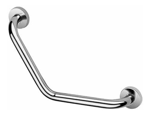 Barra Seguridad Baño Angular 39 Cm Acero Inox Cromada Alfa