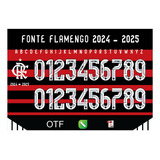 Fonte Vetor Flamengo adidas 2024  2025  Ttf  Cdr  Pdf